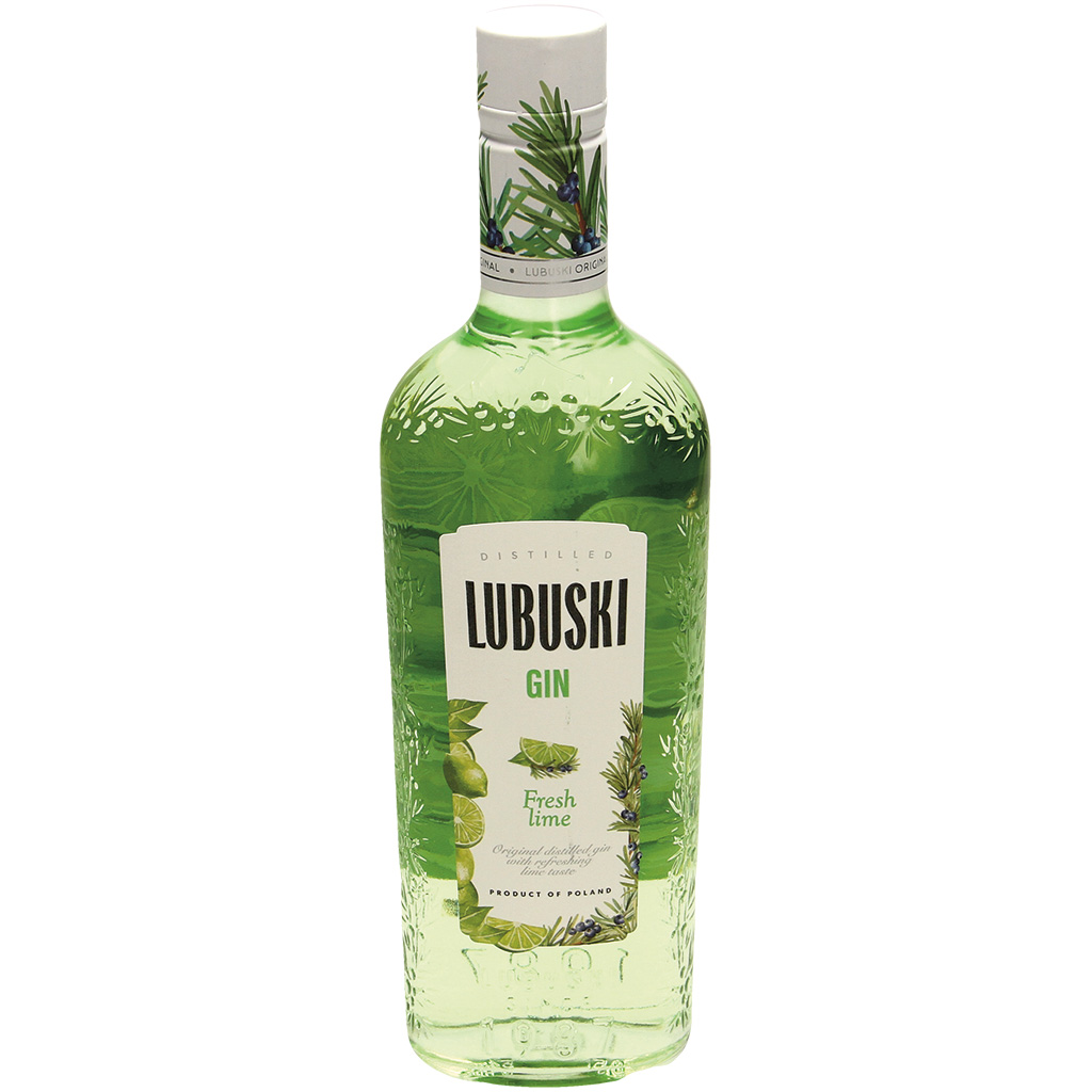 Distilled Lubuski Gin Verse Limoen - Gedestilleerde gin met 