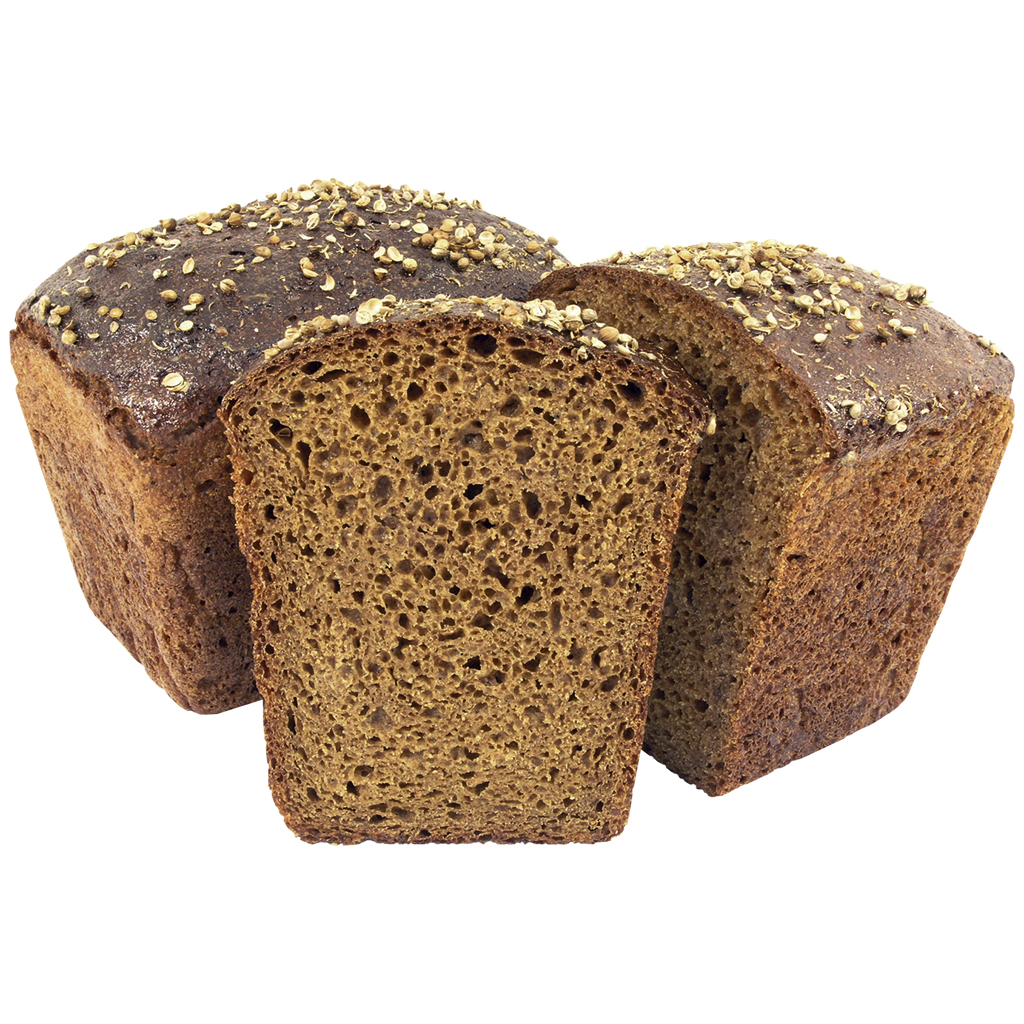"Lvivsky Borodinsky" Roggenmischbrood met koriander, diepgev