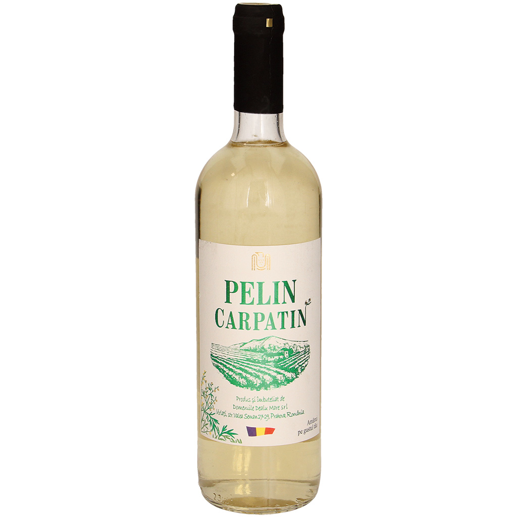 Pelin De Urlati Wermutwijn uit Roemenië, wit, halfdroog