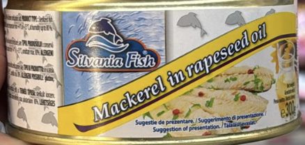 Silvania Fish makreel in koolzaadolie