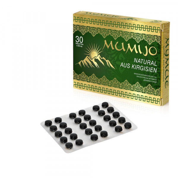 Mumiyo Kirgizië 30 tabs.