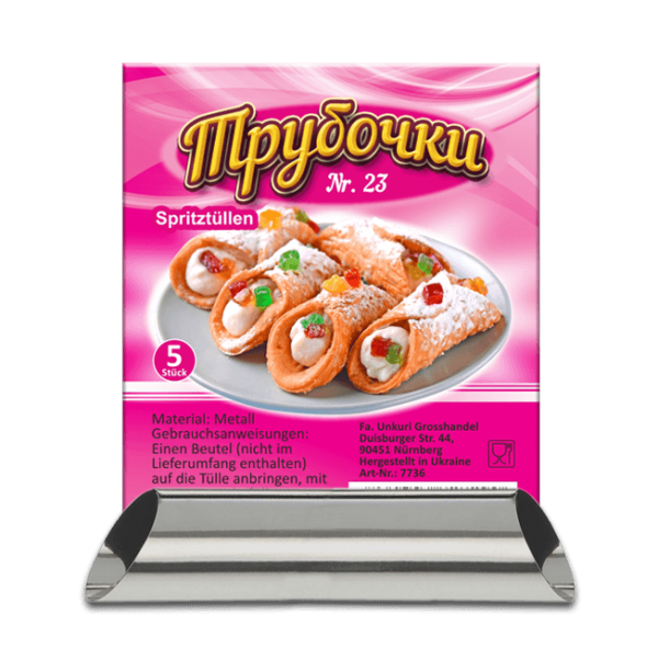 Bakbuisjes (23 mm diameter), verpakking van 5 stuks.