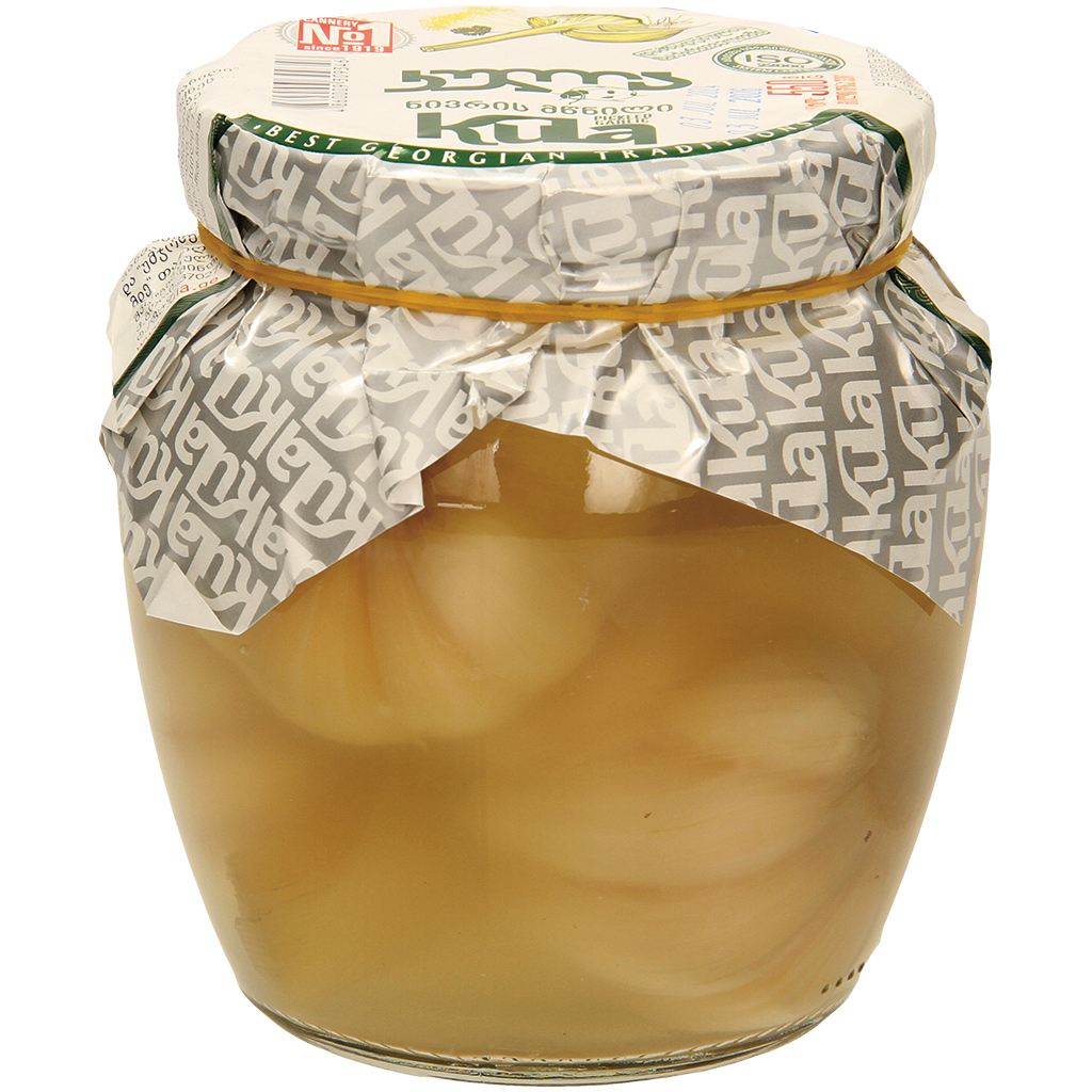 Ingemaakte knoflook, gesteriliseerd