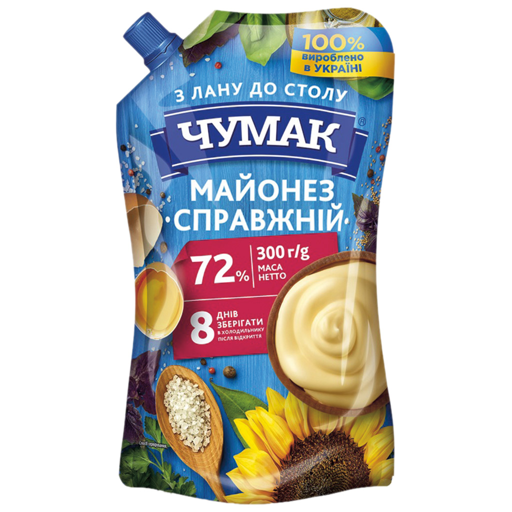Майонез для салатов, 72% жирности