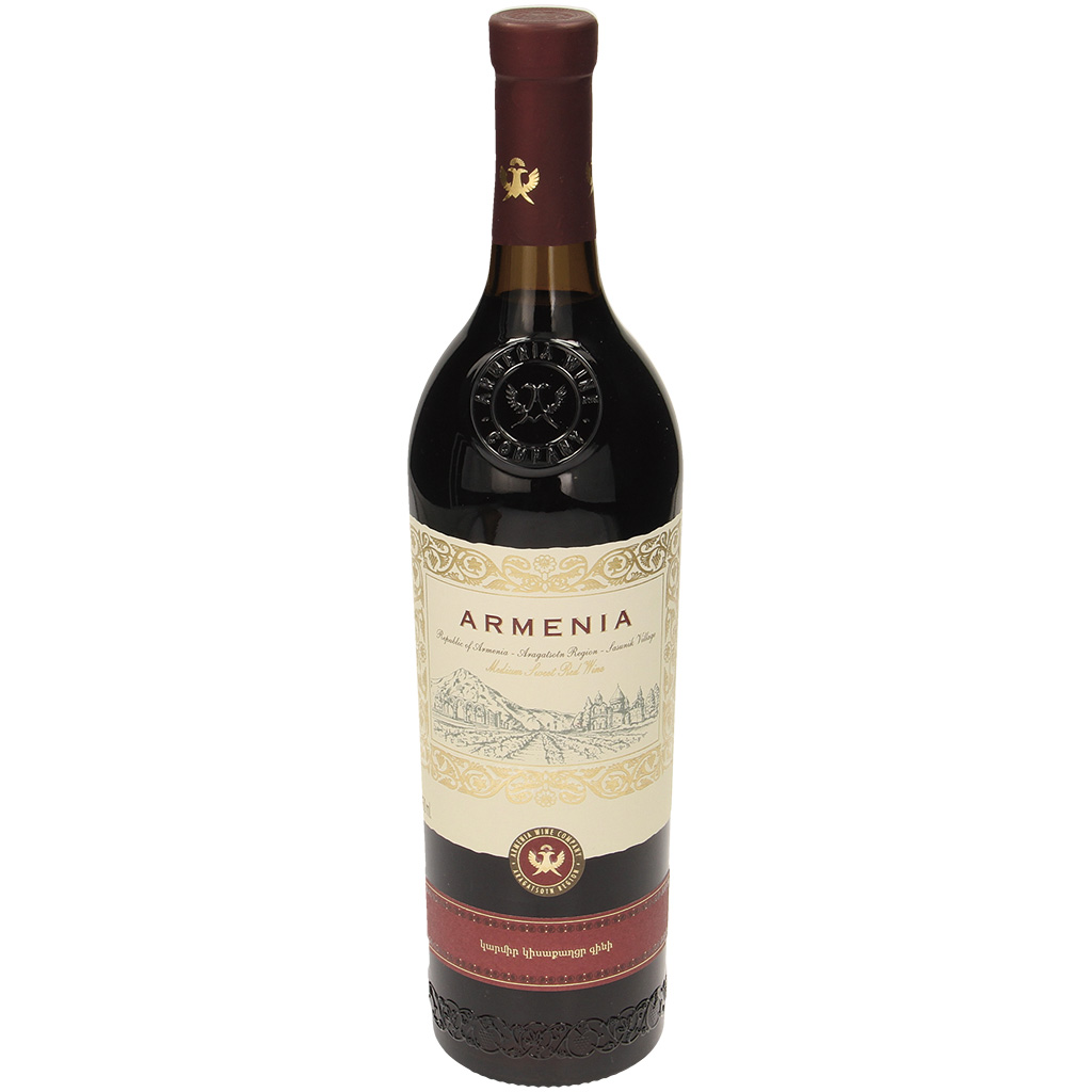 Wijn uit Armenië, rood, zoet