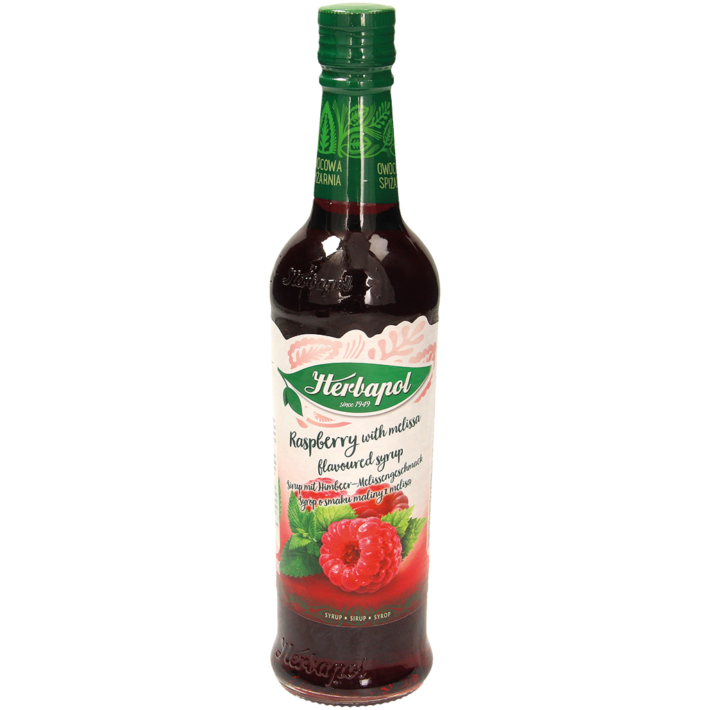 Сироп со вкусом малины и мелиссы