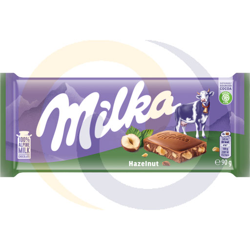 Milka chocolade hazelnoot 90g