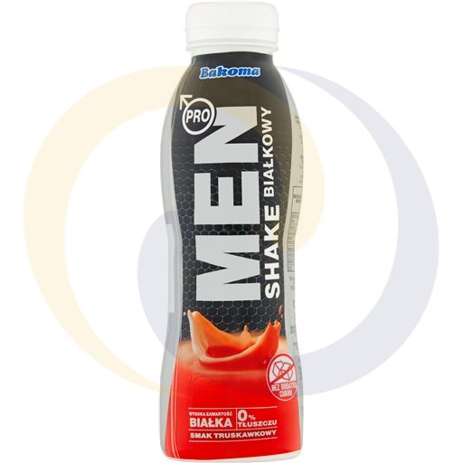 Бакома Мен Про Протеиновый Коктейль Вкус Клубники 380 г