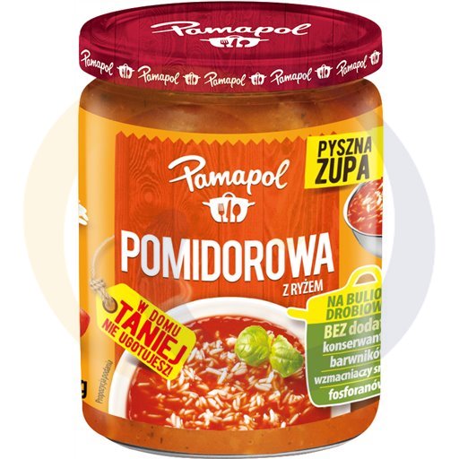 Томатный суп с рисом 470г / 8шт Pamapol