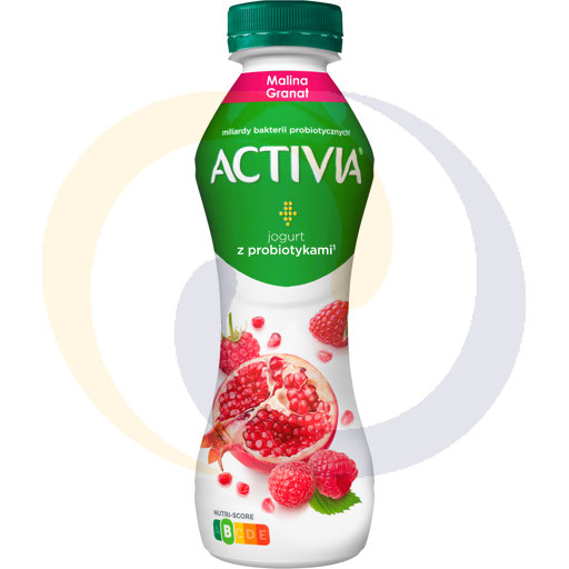 Йогурт питьевой Activia Малина-гранат 280г / 6шт Danone