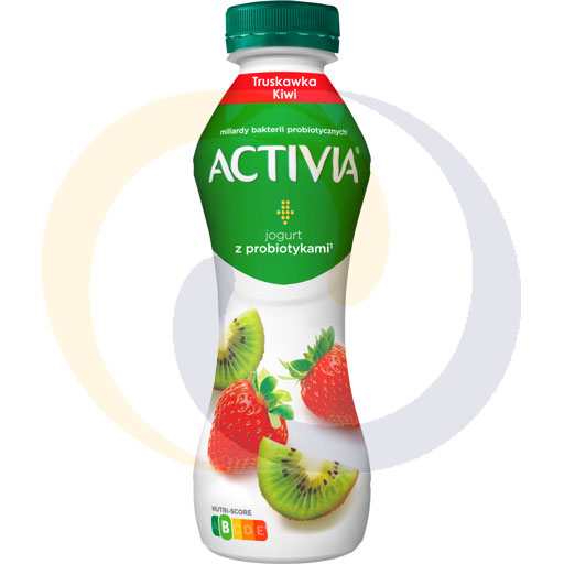 Напиток йогурт Activia Клубника-киви 280г / 6шт Danone