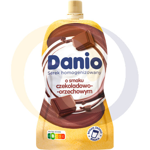 Danio kaas in een zakje met chocolade noot 120g