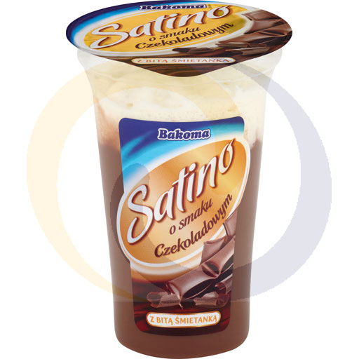 Satino chocolade dessert met slagroom165g