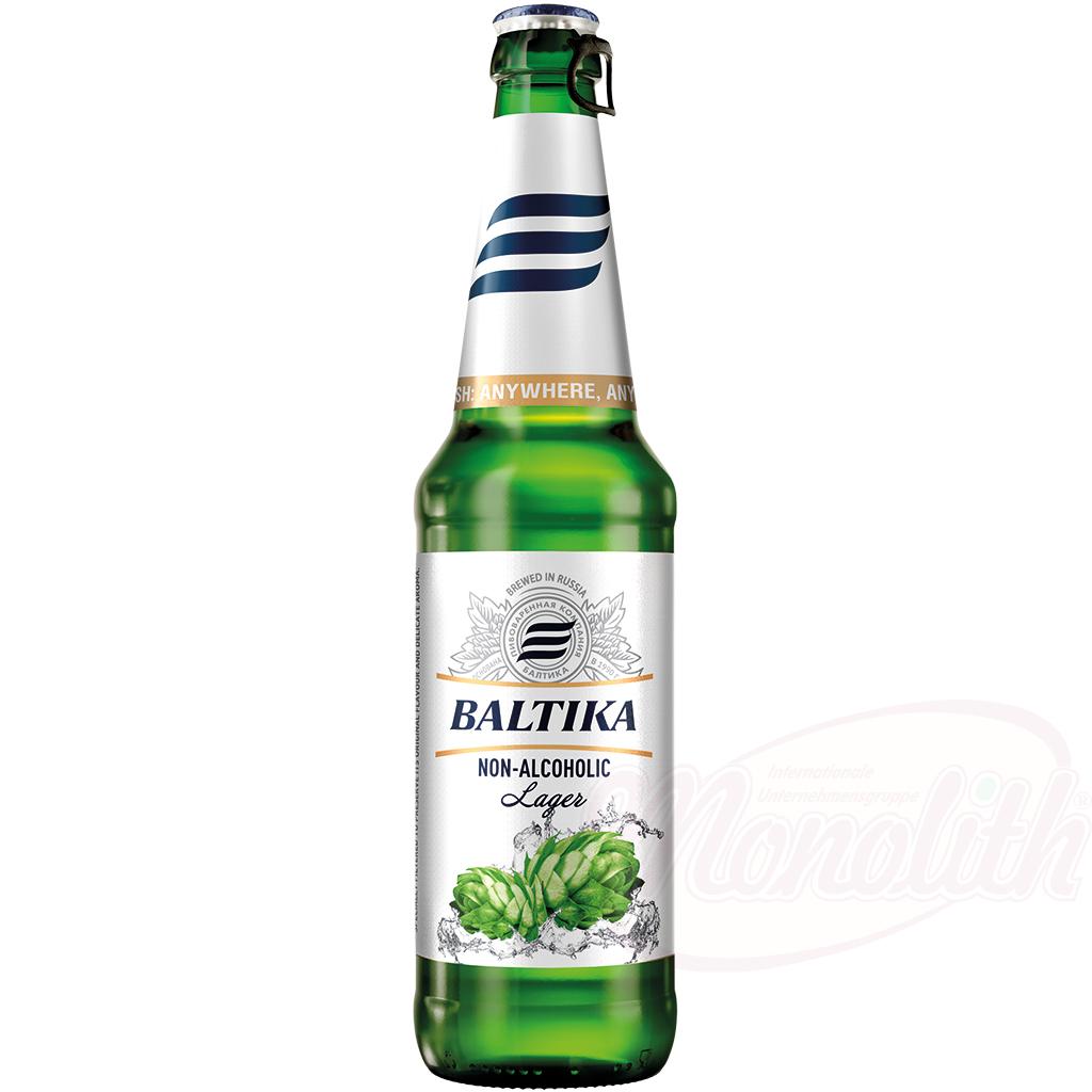 Alcoholvrij pils "Baltika" No.0, 0,5% vol.