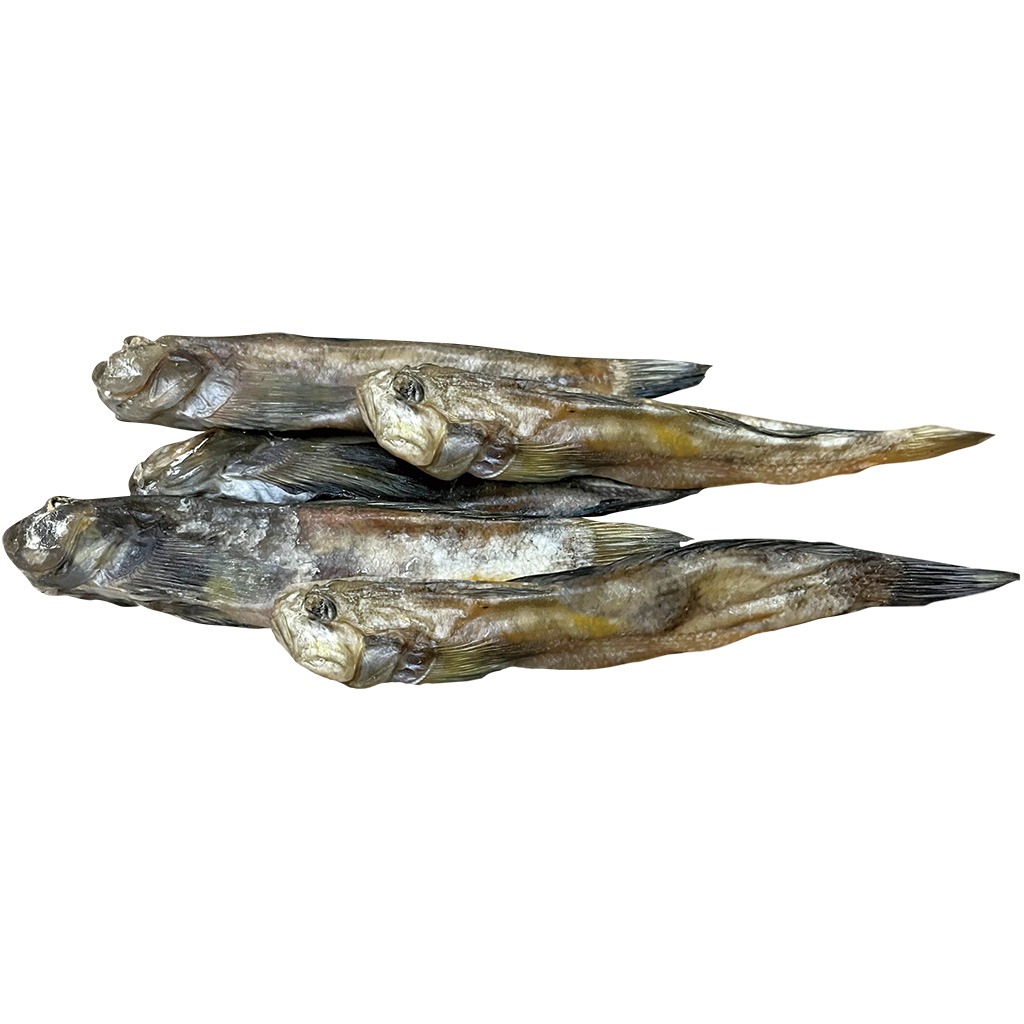 Zwarte mondgrondel, gezouten en gedroogd, ongekuist