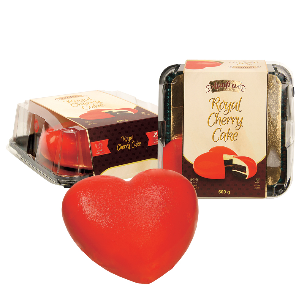 Торт с 59% сливочной начинки и 25% ароматизированной вишнево