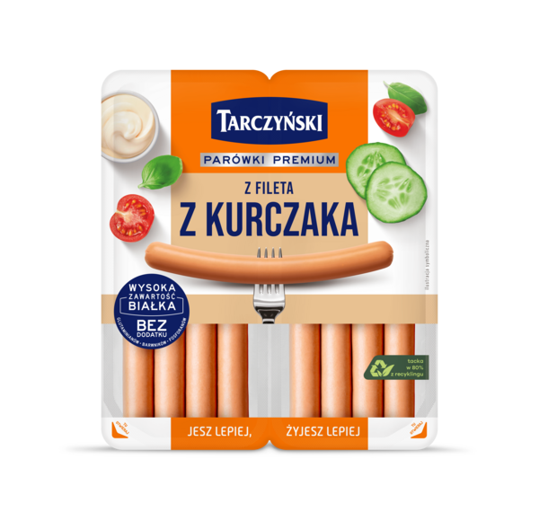 Куриные сосиски Тарчиньского Премиум Филе 180 г (2 x 90 г)
