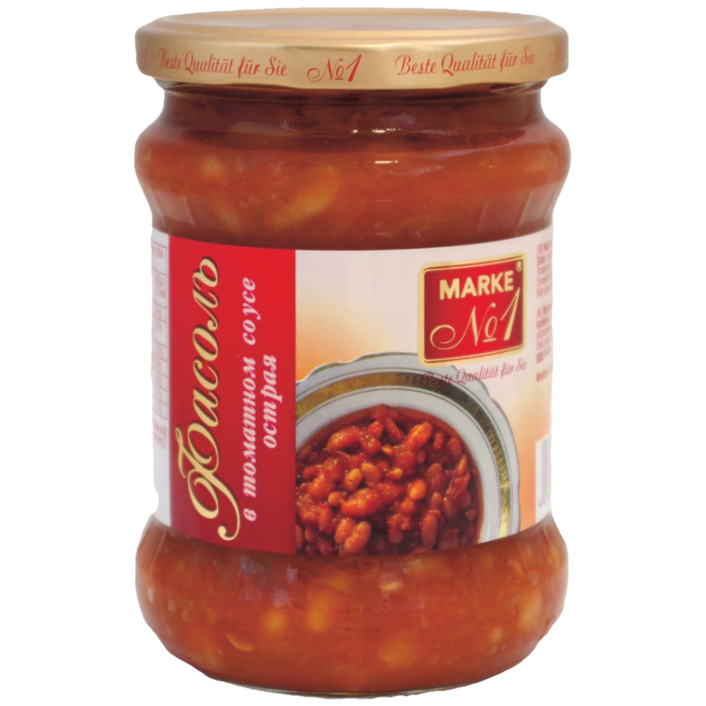 Witte bonen in tomatensaus, pittig scherp