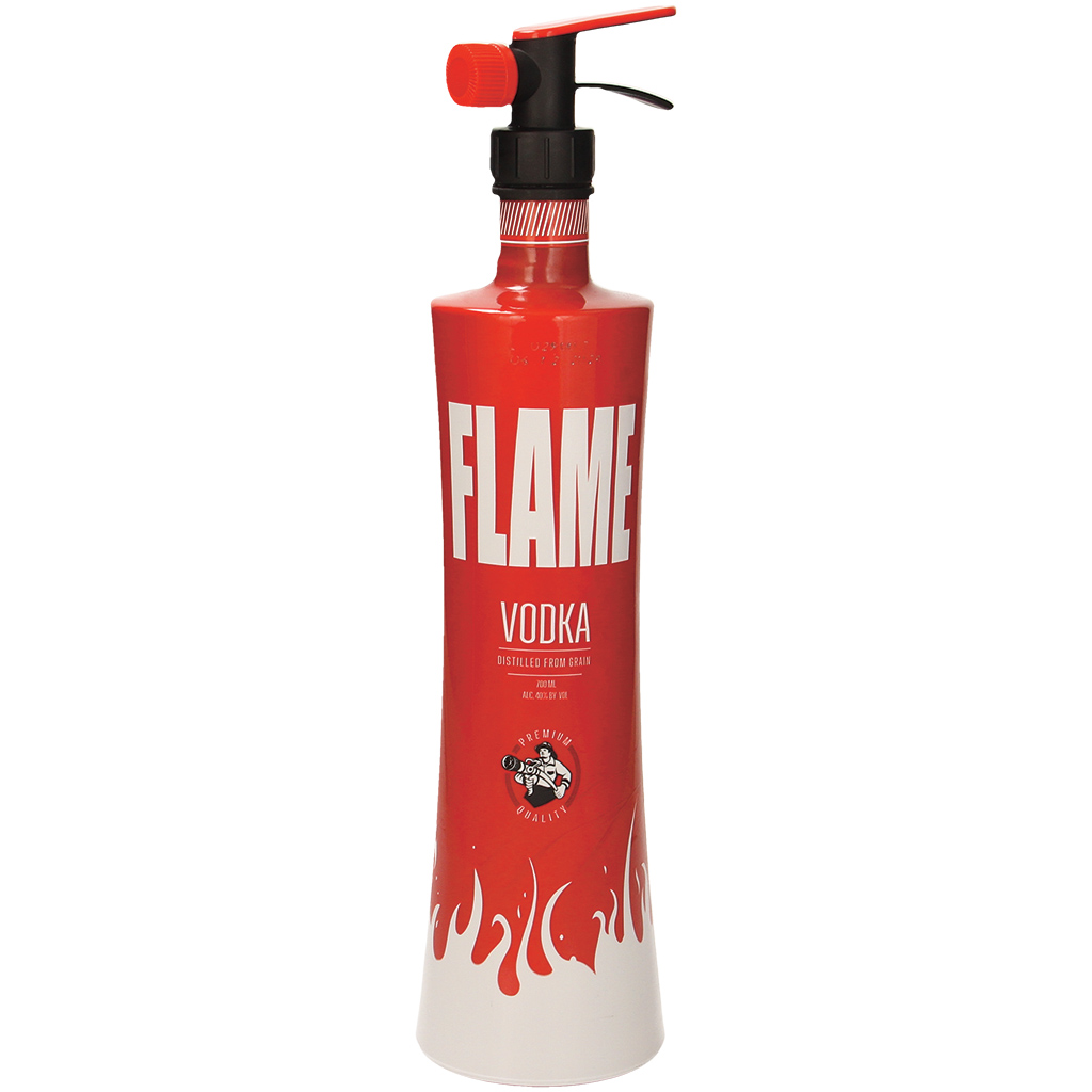 Wodka "Flame" Gedistilleerd uit Granen, 40% vol.