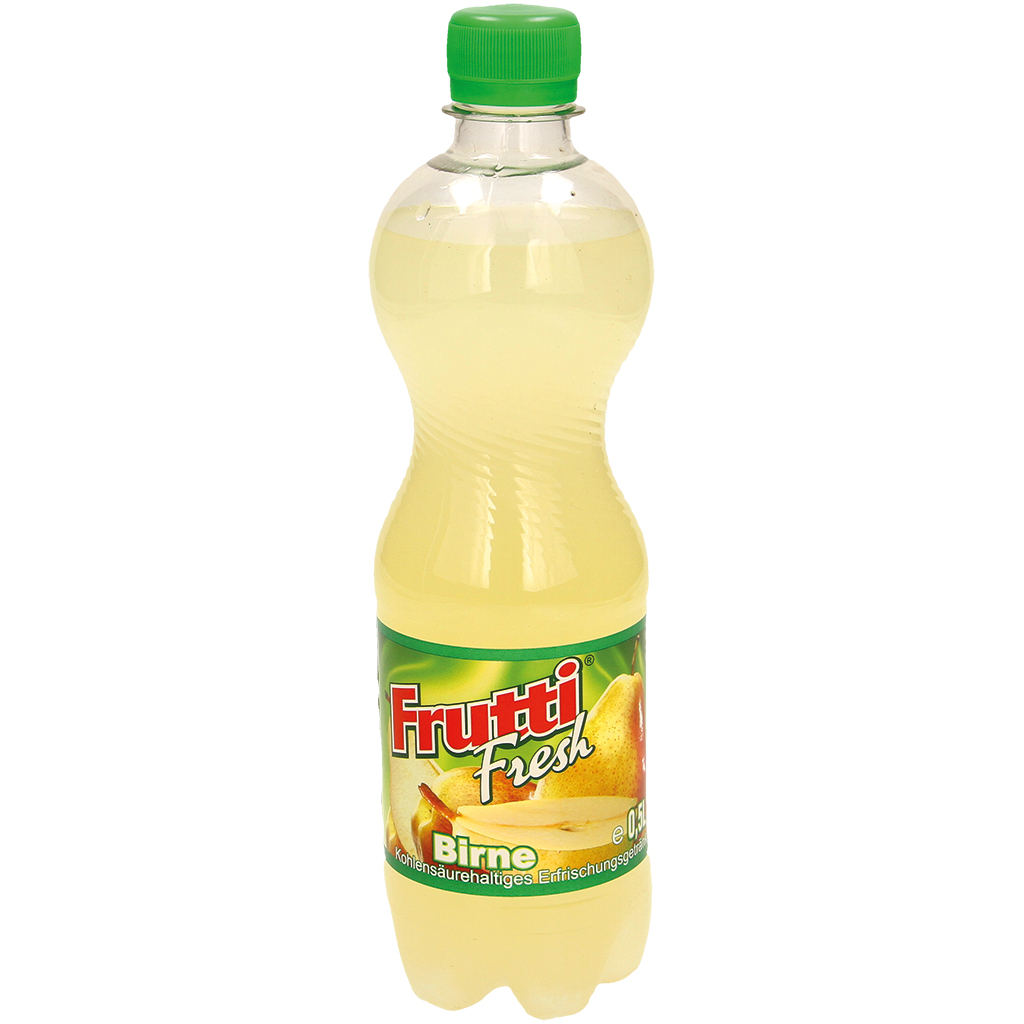 Koolzuurhoudende verfrissende drank "Peer" met perensap uit perensapconcentraat