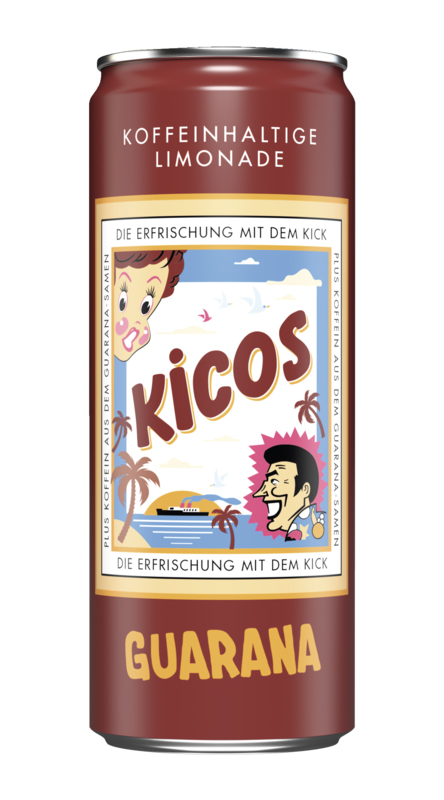 Cafeïnehoudende limonade Kicos Guarana