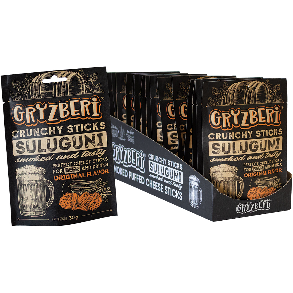 "SULUGUNI" Kaasstaven gepoft, gerookt