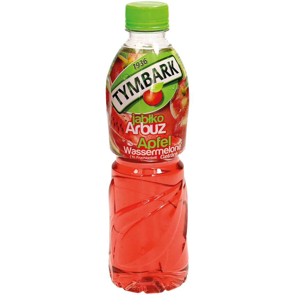 Verfrissingsdrank met appel- en watermeloensap uit fruitsap