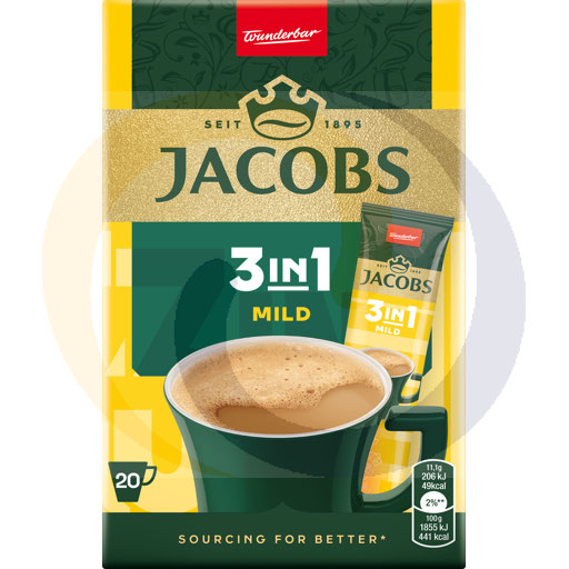 Koffie 3in1 Jacobs Mild 11,1g/20st/6dozen Jacobs