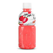 Drink 70% aardbeiensap met nata de coco 0.32l/24 Jumi Jumi