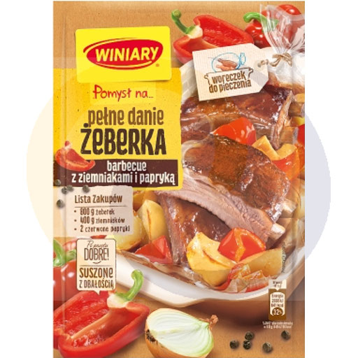 Winiary Idee voor... Volledige Maaltijd Barbecue Ribs met Aardappelen en Paprika 42 g