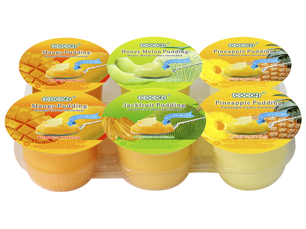Fruitpudding Nata de Coco met Blokjes Halal