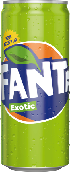 Verfrissingsdrank "Fanta Exotic" met exotische fruitsmaak