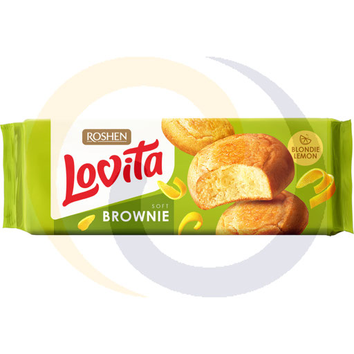 Lovita Blondie Brownie koekjes citroen 152g/21stuks Roshen