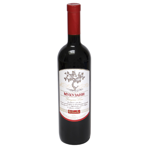"Mukuzani" wijn uit Georgië rood, droog