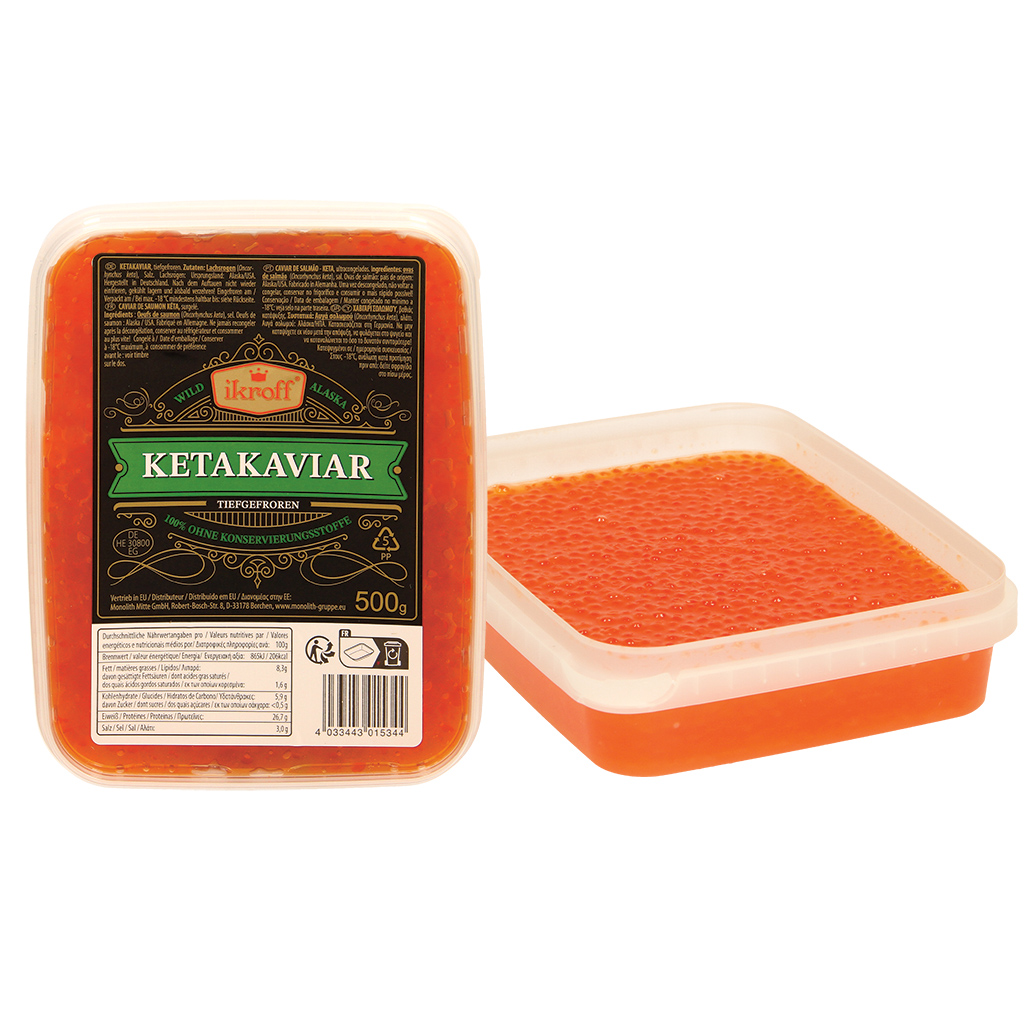 "IKROFF" Keta-kaviaar, diepgevroren