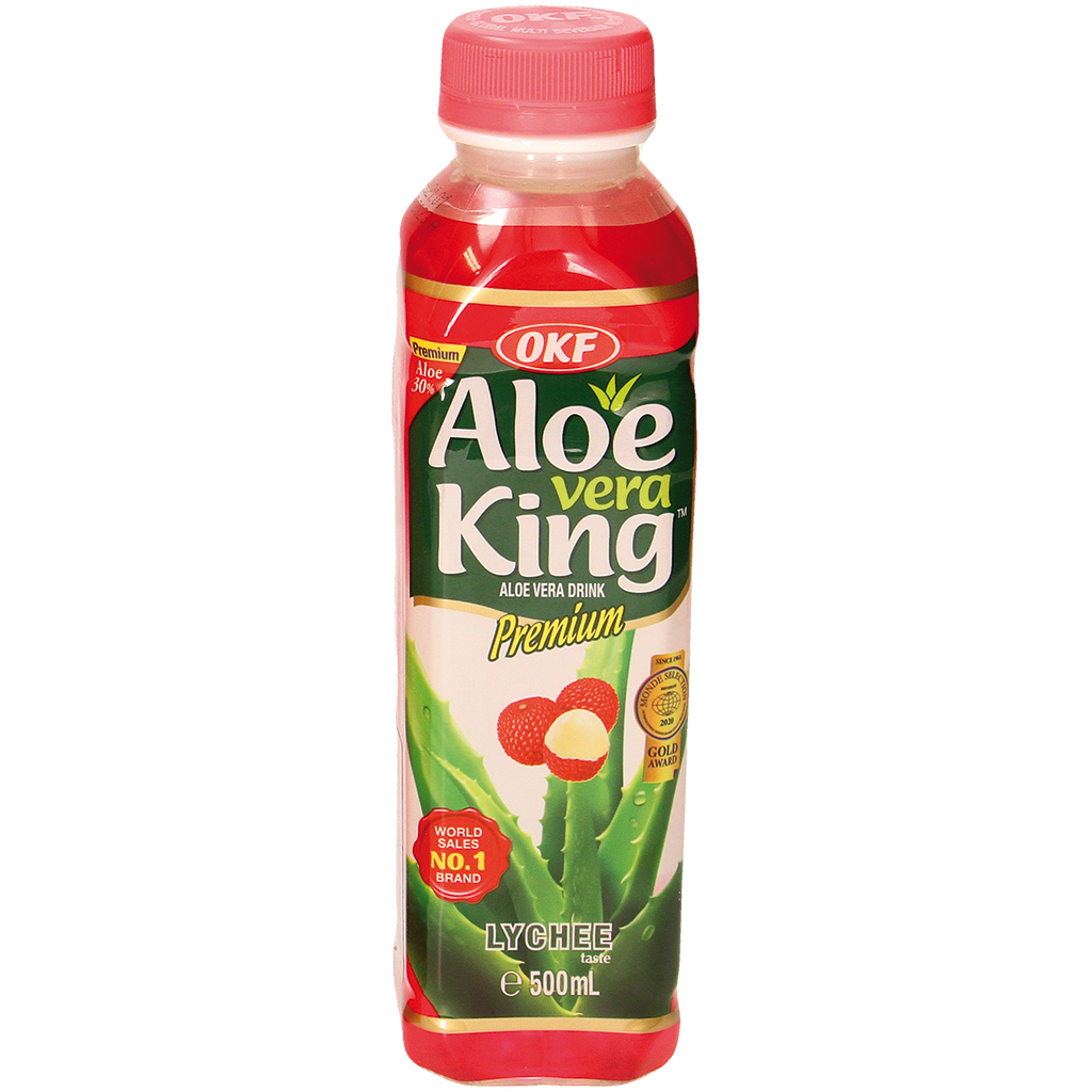 Aloë Vera-drank met lychesmaak