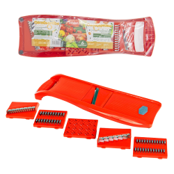 Groentesnijder met zes opzetstukken 35cm