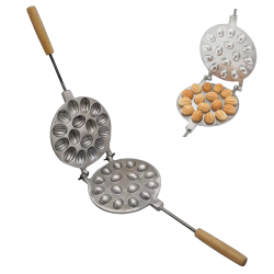 Форма для выпечки печенья Орешки, 16 половинок