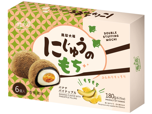 Mochi Ananas/Banaan 180 g