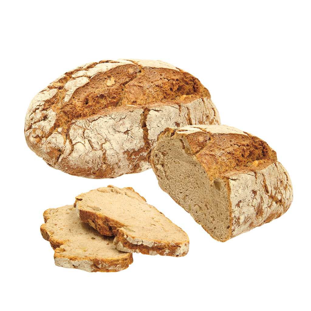 Deegwaren met roggebrood, halfgebakken, diepgevroren