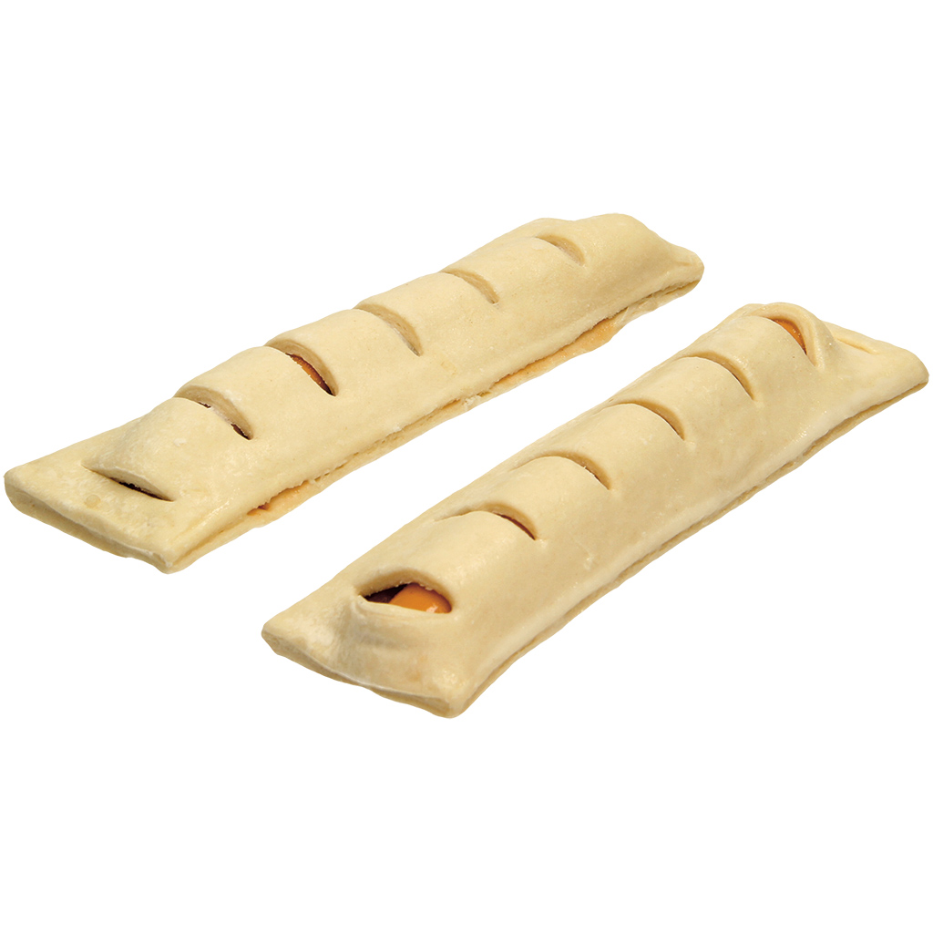 Сосиски в тесте, с кетчупом, замороженные