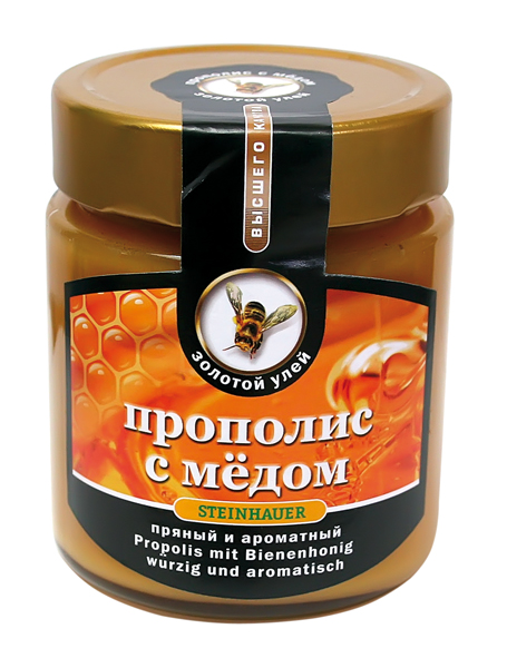 Propolis met bijenhonig pittig en aromatisch