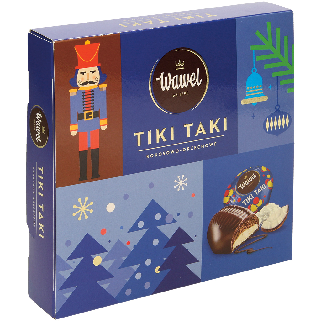 "Tiki Taki" Шоколадные конфеты с арахисово-кокосовой начинко