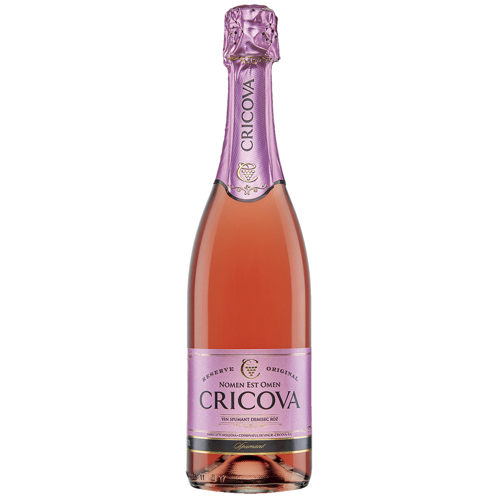 "CRICOVA" Sekt, Rosé, halfdroog, 12,5% vol.
