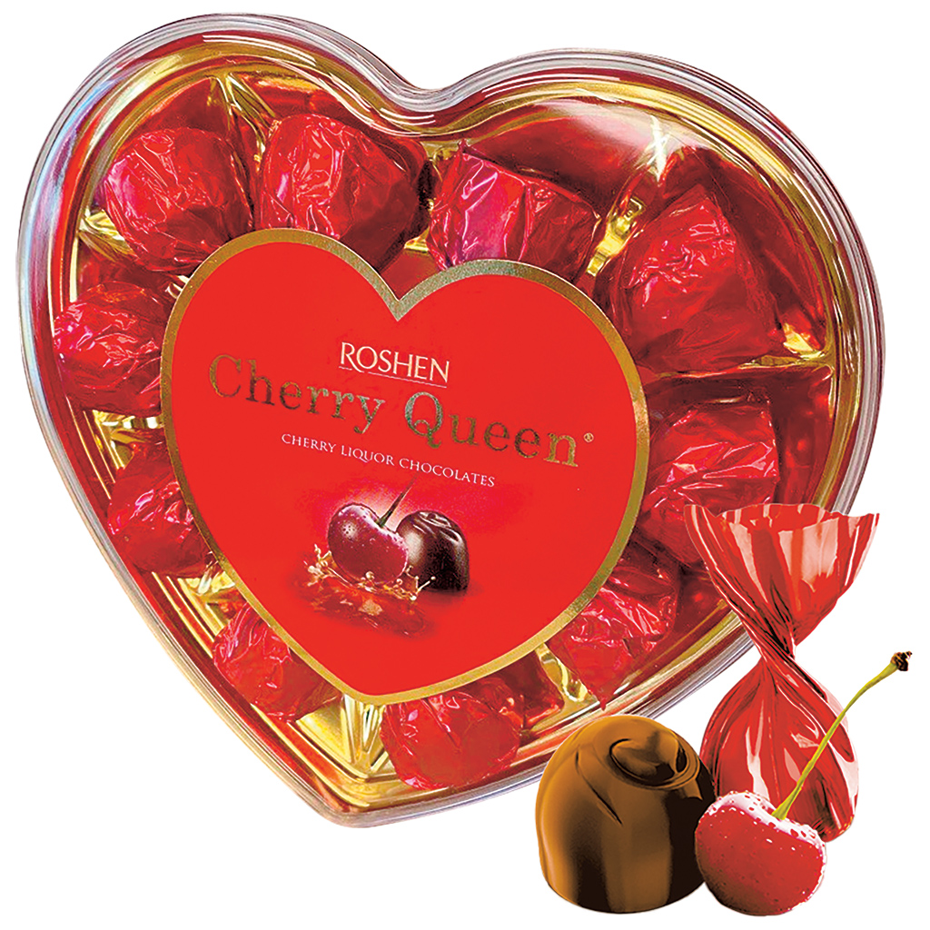 "Cherry Queen" Chocoladepralines met gealcoholiseerde kersen