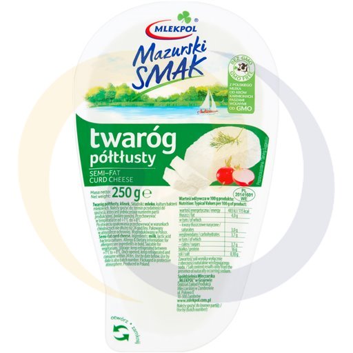 Mlekpol Mazurski Smak Halfvolle Kwark 250 g