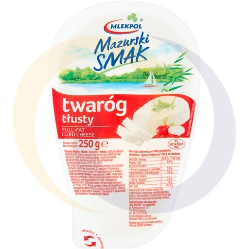 Mlekpol Mazurski Smak Volle Roomkaas 250 g