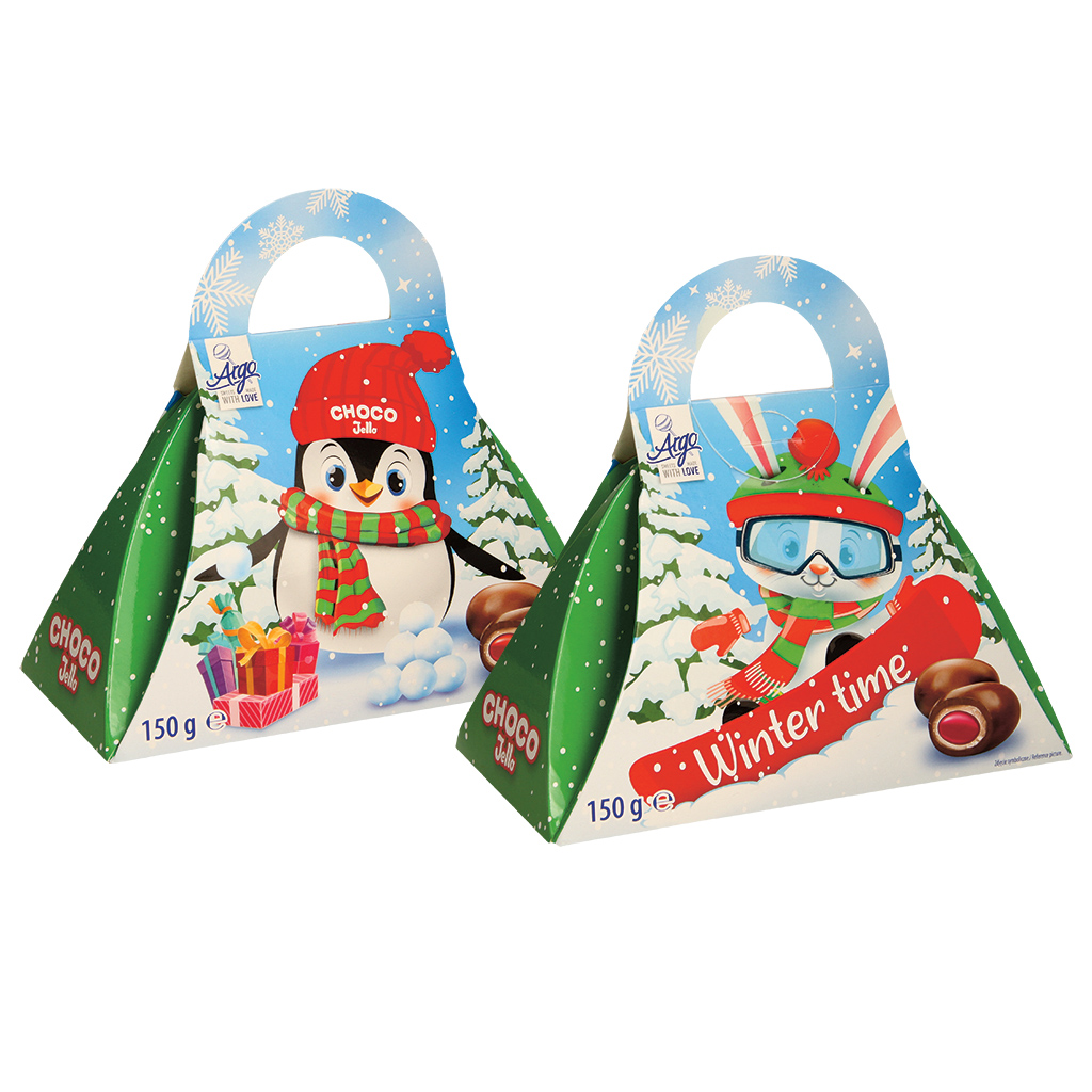 Gevulde hardkaramelmix "Kuferek" met frambozen-, zwarte bess