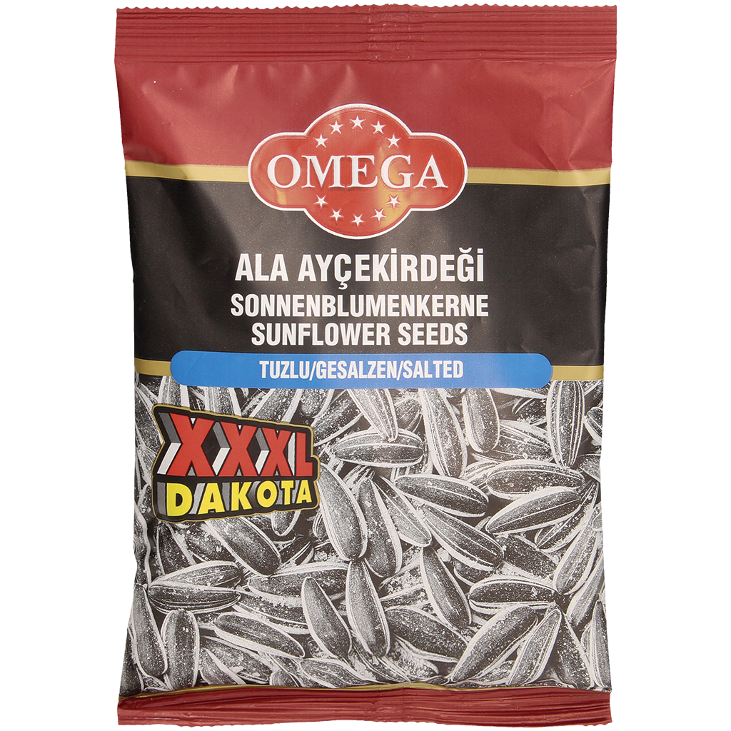 "Omega" Семечки подсолнечника соленые в скорлупе