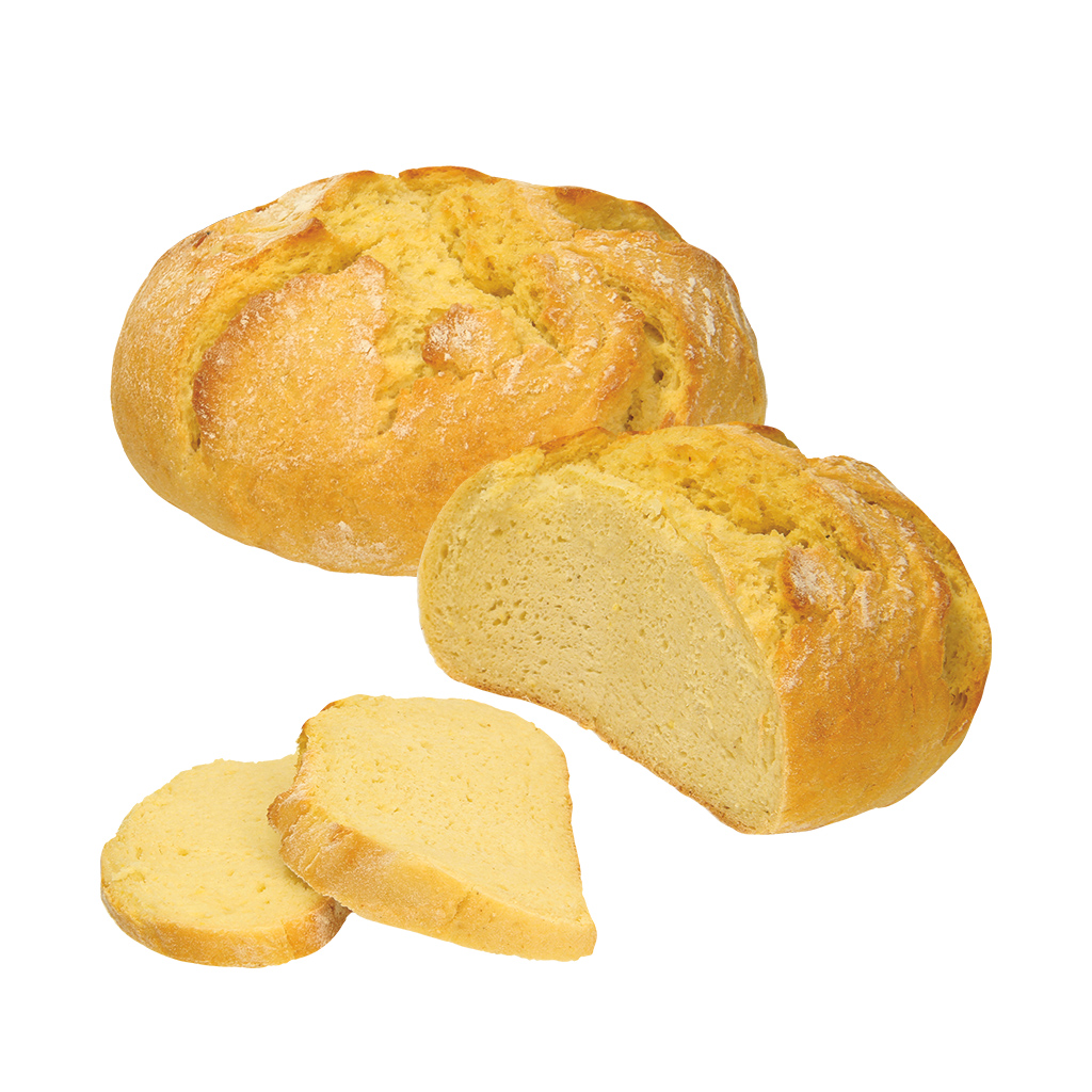 Brood van tarwe- en maïsmeel